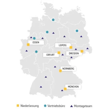 Daheim Solar Deuschlandkarte Standorte 2